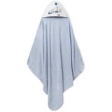 Interbaby ručnik s kapuljačom Vlakić 100x100 Plavi | shoptok.hr