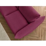 Bobochic Paris Bordo rdeča raztegljiva sedežna garnitura 214 cm Ernest – | Shoptok.si