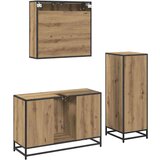 vidaXL set namještaja za kupaonicu 3 pcs hrast artisan 90 x 33 x 60 cm | shoptok.hr