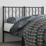 Maison Chic kovinsko posteljno vzglavje - vzglavna omarica - nočna omarica črno 120 cm, (21704946) | Shoptok.si
