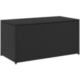  Vrtna kutija za pohranu od poliratana 100 x 50 x 50 cm crna | shoptok.hr