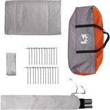 Tipi šator s krovom Siva i narančasta 800 x 800 x 430 cm | Eponuda.ba