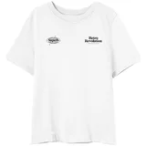 Majice s kratkimi rokavi SPRB-SELLDRUGS-BLANCA Bela