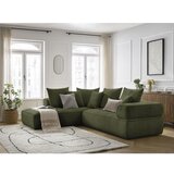 Bobochic Paris Zelena kutna garnitura od šenila (s lijevim kutom/u obliku slova L) Whesley – | shoptok.hr