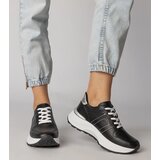 Gemre Black sports sneakers with silver insert Lenkuta | shoptok.hr