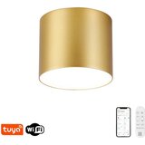  Immax NEO 07317L - LED prigušiva stropno svetlo RONDATE 18W/230V 11,5cm Wi-Fi Tuya zlatna | Eponuda.com