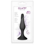 Silionski analni plug | Glamy Soft Black S