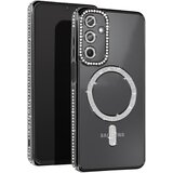 AVIZAR Diamantno ohišje za Samsung Galaxy A15 MagSafe Contour Strass, Črna, (5000010365) | Shoptok.si