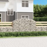  Gabionska košara s lukom 200x50x120/140 cm pocinčano željezo | shoptok.hr