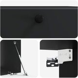 TV ormar za zid 59,5 x 41 x 30 cm Crna Konstruirano drvo Zidne | Eponuda.com