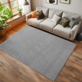 Novel RAVNO TKANA PREPROGA HELIX 240/340 cm tkano srebrne barve | Shoptok.si