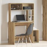  Radni stol s policama boja hrasta artisan 100x45x140 cm drveni | shoptok.hr
