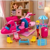  Foldable Plane For Dolls Travel Set Accessories Doll Pink 9 pcs. | Shoptok.si