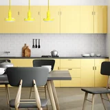 LED luster na sajli 1xE27/15W/230V 6000K žuta