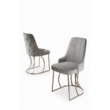 Hanah home Set stolica, 6 dijelova, siva | Eponuda.ba