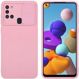 Cadorabo Ohišje, združljiv s Samsungom v Bonbon Pink - Zaščitni pokrov, narejen iz fleksibilnega silikona TPU in z zaščito pred kamero, (20593135) Cene
