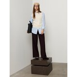 Sinsay Wide leg hlače na pruge s dodatkom viskoze | shoptok.hr