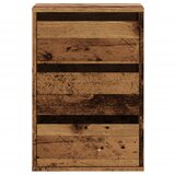  Kutna komoda s ladicama boja staro drvo 40x41x58 cm drveni | shoptok.hr