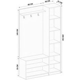Hanah home hall Stand zidni čiviluk Rb 159 | ePonuda.com