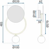 Toolight ZIDNA svjetiljka APP923-1W | shoptok.hr