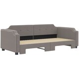  Dnevni krevet na razvlačenje smeđesivi 90 x 200 cm od tkanine | shoptok.hr