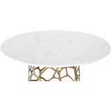 GINER Y COLOMER Ročno izdelana jedilna miza iz marmorja in aluminija, (22147189) | Shoptok.si