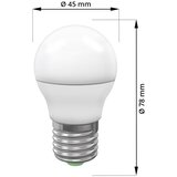 Brilagi led sijalica ecoline G45 E27/7W/230V 3000K | Eponuda.com