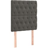 Box spring krevet s madracem tamnosivi 80 x 200 cm baršunasti | shoptok.hr