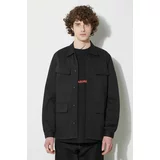 Universal Works Pamučna jakna Mw Fatigue Jacket boja: crna, za prijelazno razdoblje, 166.BLACK