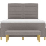  vzmetnica z vzmetnico in klopjo taupe 140 x 190 cm tkanina, (22083415) | Shoptok.si
