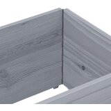  Okviri za palete 2 kom sivi 150x50 cm od masivne borovine | shoptok.hr