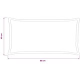  Presvlaka za jastuk 2 kom. HOUTEN Siva zelena 40 x 80 cm Kord - Siva zelena 40 x 80 cm 2 | shoptok.hr