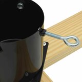  Stalak za božićno drvce Crna 50 x 50 x 16 cm Čvrsto borovo drvo | shoptok.hr