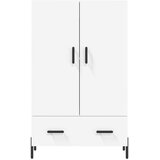  Visoka komoda bijela 69,5 x 31 x 115 cm od konstruiranog drva | shoptok.hr