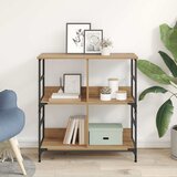  Polica hrast artisan 78.5 x 33 x 82 cm Konstruirano drvo | shoptok.hr