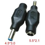 Gembird NPC-5.2x2.5mm 4.5x3.0mm dc to dc 20V connector + pin blue (hp) u