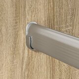  Cijev za ormar 2 pcs Srebrno 764 x 15 x 29 mm | shoptok.hr