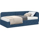  Kutni okvir kreveta Plava 90 x 200 cm tkanina | shoptok.hr