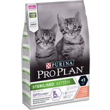 Pro Plan PURINA Sterilised Kitten bogata z lososom - 3 kg Cene