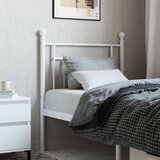  Metalno zamjensko uzglavlje bijelo 75 cm | shoptok.hr