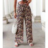 Gemre Navy wide pleated trousers Aberdeen | Shoptok.si