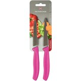 Victorinox kuhinjski nož reckasti i ravni, roze, 2/1 cene