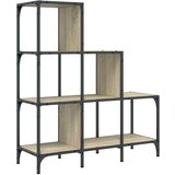  Regal za knjige boja hrasta 92 x 30 x 102 cm od drva i metala | shoptok.hr
