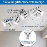 URAQT stropni reflektor za 4 GU10 žarnice | Shoptok.si
