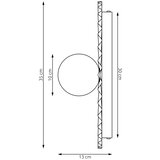  Zidna svetiljka UMBRA 1xG9/8W/230V crvena | Eponuda.com