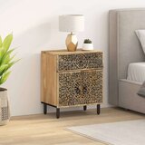 vidaXL Nočna omarica 50x33x60 cm trden mangov les | Shoptok.si