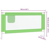  Sigurnosna ograda za dječji krevet zelena 160 x 25 cm tkanina | shoptok.hr