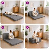 SOFA na razvlačenje 80 x 67 x 45 cm Svjetlosiva | Eponuda.com