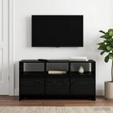  TV komoda 102 x 37 5 x 52 5 cm Crni hrast Konstruirano drvo - Crni hrast Cijene