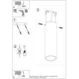 Sollux Stropna svetilka LAGOS 20 rdeči oker, (5000285008) | Shoptok.si